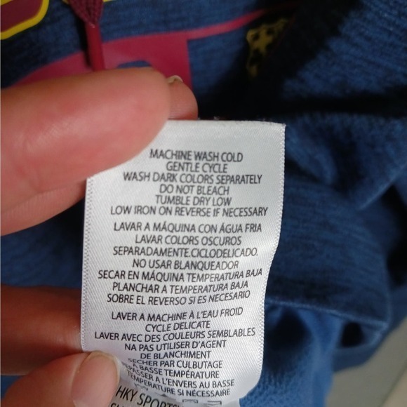 FC Barcelona Hoodie Sweatshirt Mens Large Heather Blue Força Barça Official - Picture 10 of 11